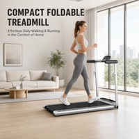 Tapis de course électrique portable pliable pour adultes, équipement de fitness d'intérieur sous le bureau