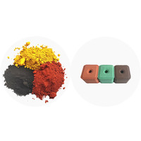Pigment oxyde de fer pour le sel d'alimentation