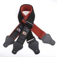 Bracelet en PP de 50*166cm personnalisé avec support de médiator pour guitare électrique acoustique en cuir PU