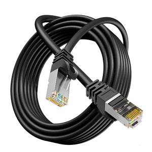 Câble Ethernet RJ45 OEM 1m 2m Cat5e 26AWG blindé SFTP 100% cuivre, câbles réseau informatiques ROHS 8P8C, cordon de raccordement - Product Image 1