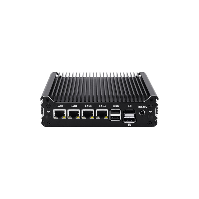 AISTONE VPN Router Mini Pc 2.5G DDR4 4 lan firewall router i3 n305 8 Core Ubuntu debian hardware appliance