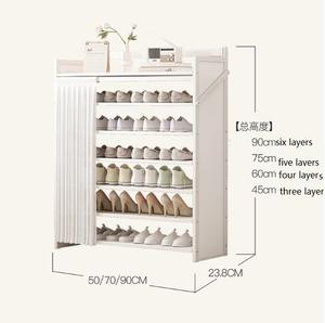 Armoire à chaussures en bois sans installation armoire à chaussures <span class=keywords><strong>pliante</strong></span> étagère à chaussures d'entrée - Product Image 2