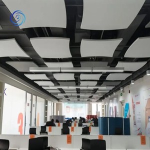 Panneaux acoustiques en fibre <span class=keywords><strong>de</strong></span> <span class=keywords><strong>verre</strong></span> pour usine, panneaux <span class=keywords><strong>de</strong></span> suspension pour plafond en <span class=keywords><strong>verre</strong></span>, optimisation acoustique, dalles, panneaux nuage - Product Image 2