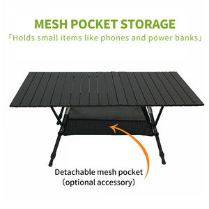 Table de camping IGT pliante en aluminium ultralégère et portable pour barbecue, mobilier de jardin d'extérieur, vente chaude de l'usine Liveer - Product Image 5