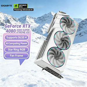 การ์ดจอ <span class=keywords><strong>GIGABYTE</strong></span> <span class=keywords><strong>GeForce</strong></span> <span class=keywords><strong>RTX</strong></span> <span class=keywords><strong>4080</strong></span> SUPER XTREME ICE 16G GDDR6 256Bit สำหรับคอมพิวเตอร์ตั้งโต๊ะเล่นเกม มีสินค้าในสต็อก - Product Image 1