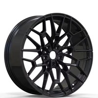 Velg Mobil Alloy 827M Black Machined Face 18 19 20 Inch 5x112~120 untuk Mobil Penumpang BMW X5 M3 M4 E30 E36 E46 E60 F10 E39