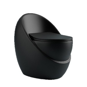 โถสุขภัณฑ์ทรงไข่ BOAJJ แบบกดด้านข้าง ระบบไซฟอน ป้องกันกลิ่น - Product Image 5