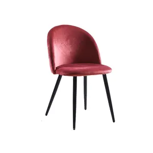 현대 가구 벨벳 의자 터프트 덮개를 씌운 부드러운 네이비 패브릭 벨벳 악센트 라운지 의자 거실