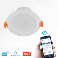 7W 9W 12W 16W akıllı Wifi Tuya uzaktan kumanda LED aşağı işıklar Alexa Google ev ile downlight