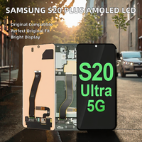 Écran LCD de remplacement pour Samsung S20 Ultra 5G, écran tactile TFT avec luminosité 400 cd+, en stock