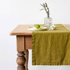 Top Qualité Luxe Coloré Moderne Mariage 100% Pur Français <span class=keywords><strong>Chemin</strong></span> de <span class=keywords><strong>Table</strong></span> en <span class=keywords><strong>lin</strong></span> - Product Image 1