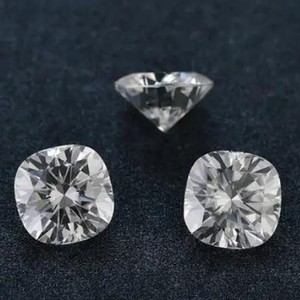 Moissanite Cushion Cut D Color Square Loose Stone For Jewelry Making - Product Image 2