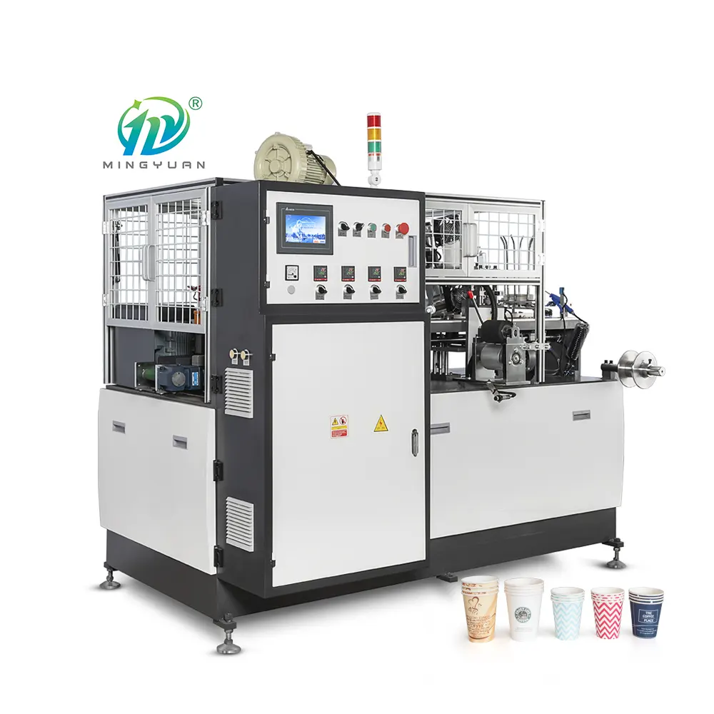Tazza di carta italiana ampiamente usata del caffè che fa macchina, fabbricazione automatica della tazza di carta che forma porcellana a macchina