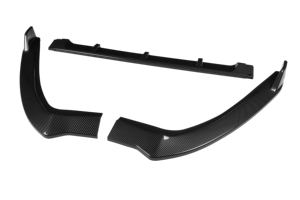 3Pcs, काले/कार्बन देखो/टोयोटा के लिए सामने बम्पर शरीर किट बिगाड़ने होंठ avalon19- - Product Image 5