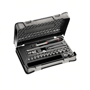 Juego de llaves de vaso de 605 3/8 pulgadas con trinquete y extensiones para reparación automotriz - Product Image 2