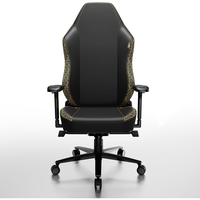 Chaise de jeu économique personnalisée en gros, chaise de course avec accoudoirs 4D et base en nylon 90-135 °   Ensemble de bureau assorti pour les employés de bureau
