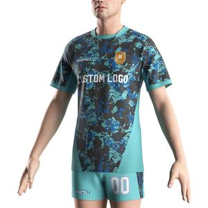 Camiseta Deportiva de Rugby para Hombre, Estilo Japonés, Cuello Redondo, para Entrenamiento Deportivo, Personalizable con Impresión OEM/ODM - Product Image 5