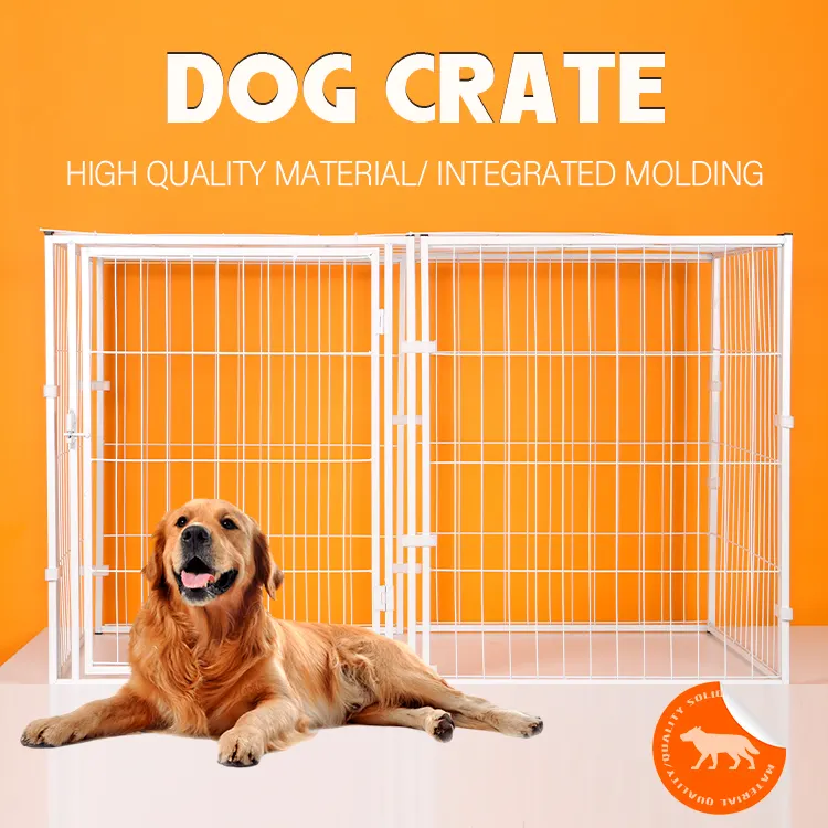 Heavy Duty Dog Cages Metal Kennels Large Outdoor Dog Kennel With Roof