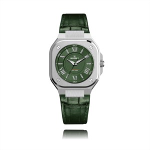 Montre automatique OEM/ODM avec logo personnalisé, boîtier en fibre de carbone, aiguilles super lumineuses, bracelet en cuir véritable - Product Image 6