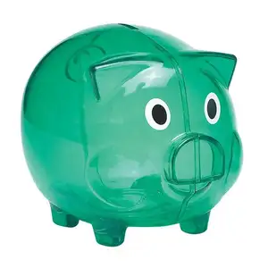 Focus tùy chỉnh đồ chơi mới lạ Piggy tiết kiệm hộp nhựa biểu tượng tùy chỉnh khuyến mại Quà Tặng ngân hàng đồng xu