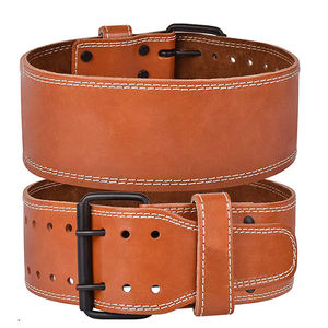 MKAS 가죽 애니메이션 체육관 벨트 사용자 정의 체육관 중국 공급 업체 피트니스 리프팅 벨트 소가죽 와이드 역도 파워 리프팅 벨트 - Product Image 2