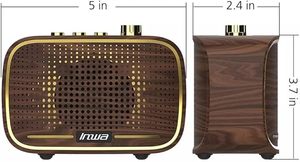 Inwa Retro for V2.0 2.0 <b>Channel</b> Speaker AirPlay Battery 200-500mAh Portable Wireless Loud Volume for Computer Party Traveling - Product Image 6