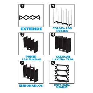 Organizador de Zapatos de 4 Niveles, Estante Minimalista para Almacenamiento de Zapatos en la Entrada, Diseño que Ahorra Espacio con Marco de Acero al Carbono, Wa - Product Image 3