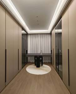 Meubles de vestiaire modernes personnalisables avec portes en verre armoires pour chambre à coucher hôtel salon maison appartement villa utilisation - Product Image 3