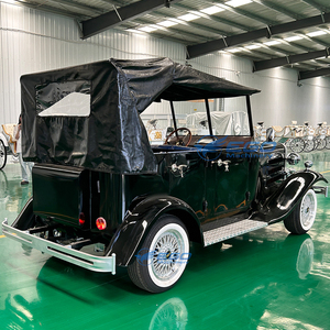 Voiture électrique classique ancienne, couleur personnalisée, structure en acier Q235B, haute qualité, économique, unique, véhicule urbain de tourisme, en vente - Product Image 3