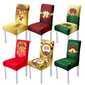 Modern Printed Polyester Christmas <b>Chair</b> <b>Covers</b>-Durable Machine Washable Eco-Friendly <b>for</b> Hotel & Party Use - Product Image 1