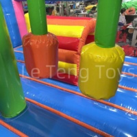 Château gonflable personnalisé en PVC arc-en-ciel licorne, imperméable, ignifuge, certifié CE, pour enfants de 5 à 14 ans