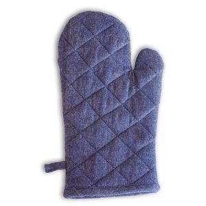 Ensemble de gants de four rayés imprimés, tablier en coton personnalisé et gants de four écologiques résistants à la chaleur - Product Image 2