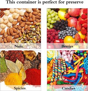 Contenedor de Alimentos Multifuncional Sunshine Modern de 8 Compartimentos, Plástico PP, Rectangular, con Asa, Capacidad de Carga de 10 kg - Product Image 3