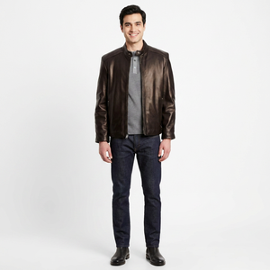 Nouveautés : vestes chaudes pour hommes, grandes tailles, vestes d'hiver pour hommes, vêtements pour hommes, vestes en cuir à manches longues pour hommes - Product Image 1