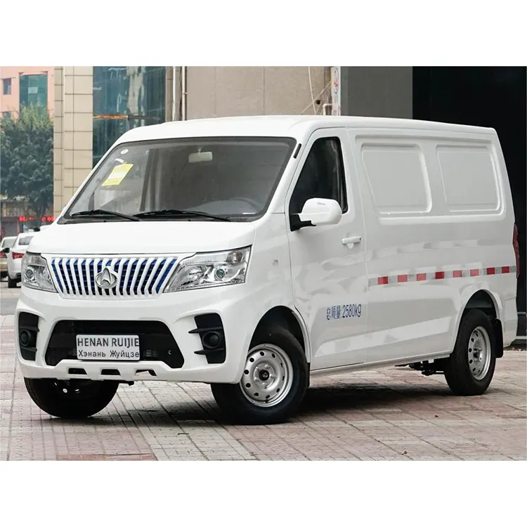 2024 Mini elektrikli kargo van mini otobüs 2/5/7 koltuklar Changan Ruixing em60 elektrik kamyonet Ev van kargo taşımacılığı hafif kamyon