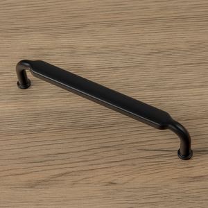 Hot Bán Goo-Ki Matte Màu Đen Nhôm Nhà Bếp Xử Lý Chất Lượng Cong Đồ Nội Thất Kéo Cho Tủ Quần Áo Phòng Ngủ Ngăn Kéo Kẽm Hợp Kim - Product Image 2