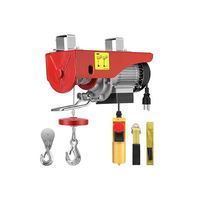 Mini-treuil électrique à câble de 200 kg, câble de 4 mm, longueur de 6 m, vitesse de levage de 100 m/min, IP56, commande au sol, construction