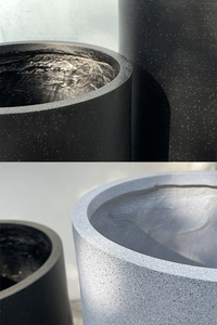 Jardinière <span class=keywords><strong>rectangulaire</strong></span> grande pour plantes d'extérieur, jardin, rue, avec trou de drainage, auto-arrosante, durable et écologique - Product Image 3