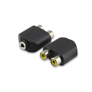 35mm/3.5mm (1/8 pollici) TRS Stereo femmina a <span class=keywords><strong>2</strong></span> inca <span class=keywords><strong>Jack</strong></span> Stereo femmina connettori Splitter - Product Image 3