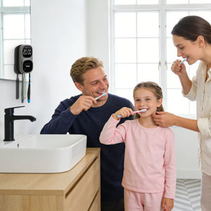 Portacepillos de Dientes Portátil Recargable con Luz UV Ultravioleta, Pantalla Digital y Función de Secado Automático con Ventilador - Product Image 3