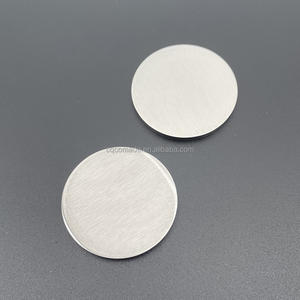 Pelat Koin Bulat Kosong dari Baja Titanium Berlapis Brushed Tebal <span class=keywords><strong>2</strong></span>,5 mm untuk Ukiran Pribadi - Product Image 5