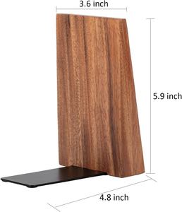 En gros, Serre-livres de bureau en bois de noyer faits main, inclinés, adaptés aux étudiants et pour le bureau - Product Image 2