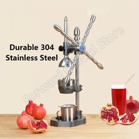 Presse-agrumes manuel en acier inoxydable 304 pour agrumes, citron, pamplemousse, grenade, machine à jus de fruits