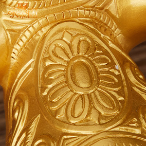 Ornamenti personalizzati oro elefante figurine di animali in resina artigianato per disegno - Product Image 4