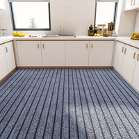 Tapis de porte de bureau personnalisé de luxe, durable, antidérapant, rembourré, épais (5-6 mm), avec support en PVC et 7 bandes, vente en gros