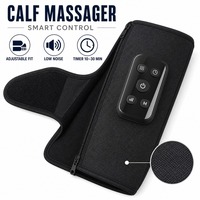 Appareil de massage du mollet avec enveloppe gonflable intégrale, 5 modes, 5 niveaux de chaleur, sans fil, rechargeable