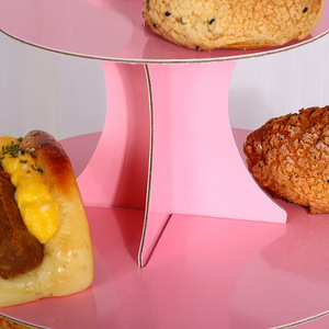 Ingrosso di lusso a 3 livelli nuovo Design torta d'oro St torta staccabile torta sta per festa - Product Image 5