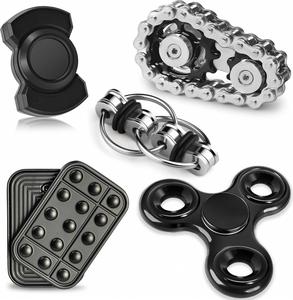 Metal Fingertip Regulation Eco-Friendly Unisex <b>Toys</b> Control Slider Rotational Spinner Office Desk Focus Assistance <b>Tool</b> - Product Image 1