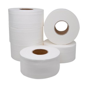 Rouleau de papier hygiénique jumbo en pâte de <span class=keywords><strong>bois</strong></span> vierge OEM 3 plis non blanchi biodégradable ultra doux et propre rouleau de papier hygiénique jumbo - Product Image 3
