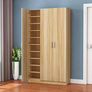 Zapatero <span class=keywords><strong>de</strong></span> Madera para Balcón, <span class=keywords><strong>Entrada</strong></span> del Hogar, Gran Capacidad, Mueble <span class=keywords><strong>de</strong></span> Almacenamiento para Zapatos - Product Image 1